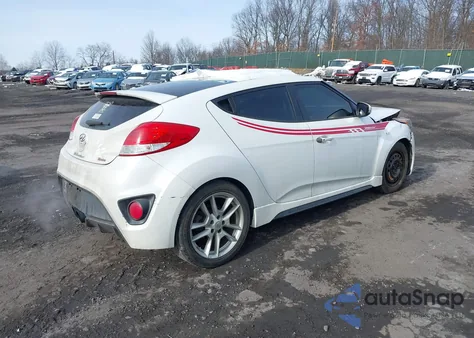 2016 Hyundai Veloster Turbo from USA, damaged, VIN KMHTC6AE4GU268503